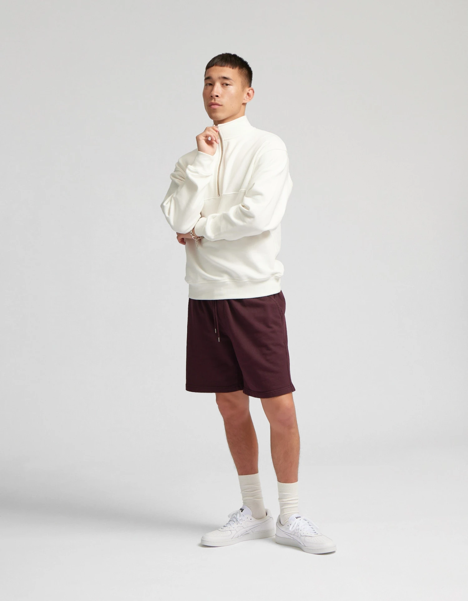 Colorful Standard Organic Quarter Zip - Kelly Green 3 Colorful Standard Organic Quarter Zip - Kelly Green - Image 3