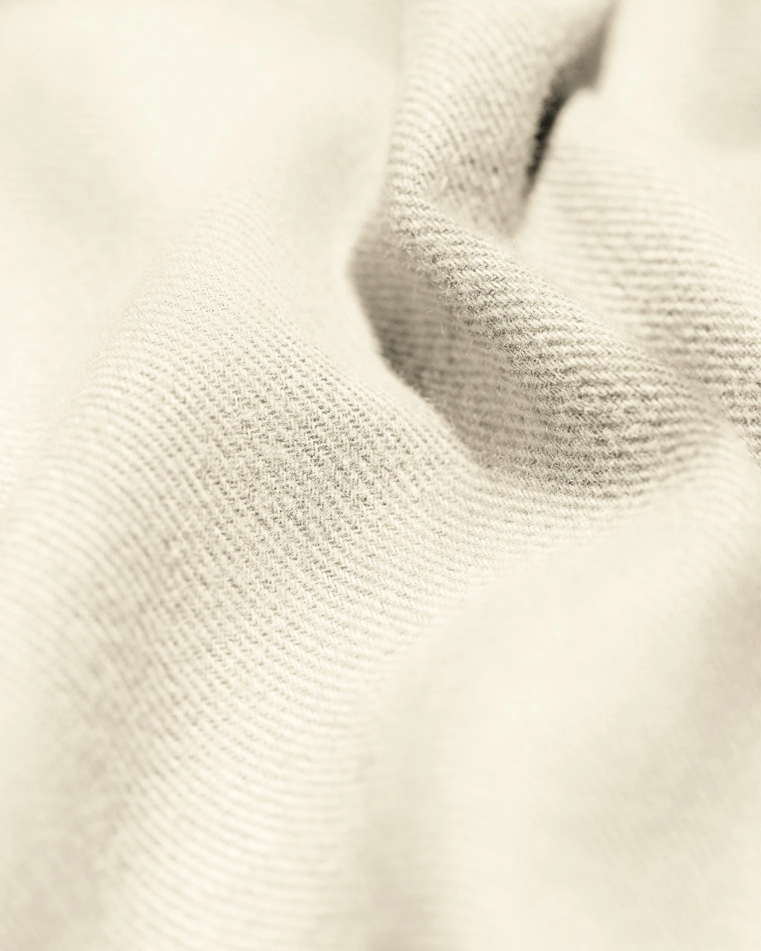 Colorful Standard Organic Flannel Shirt - Ivory White 6 Colorful Standard Organic Flannel Shirt - Ivory White - Image 6