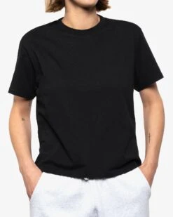 Colorful Standard Organic Boxy Crop Tee - Dusty Olive -Colorful Wear Shop Boxy Crop Tee Fittinng Deep Black 01 1258aef4 715a 4d8e 89a9 9e55f06fd3c2