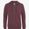 Colorful Standard Classic Organic Zip Hood - Dusty Plum