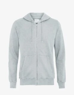 Colorful Standard Classic Organic Zip Hood - Faded Grey