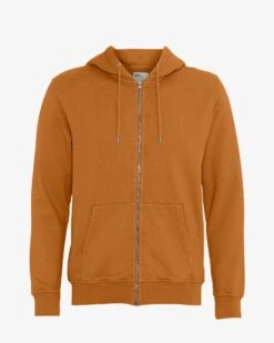 Colorful Standard Classic Organic Zip Hood - Ginger Brown