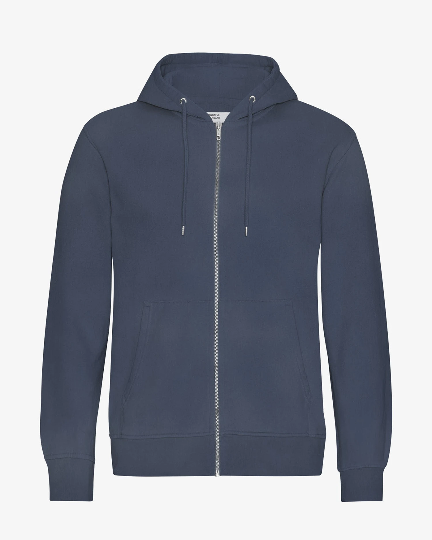Colorful Standard Classic Organic Zip Hood - Neptune Blue 1 Colorful Standard Classic Organic Zip Hood - Neptune Blue