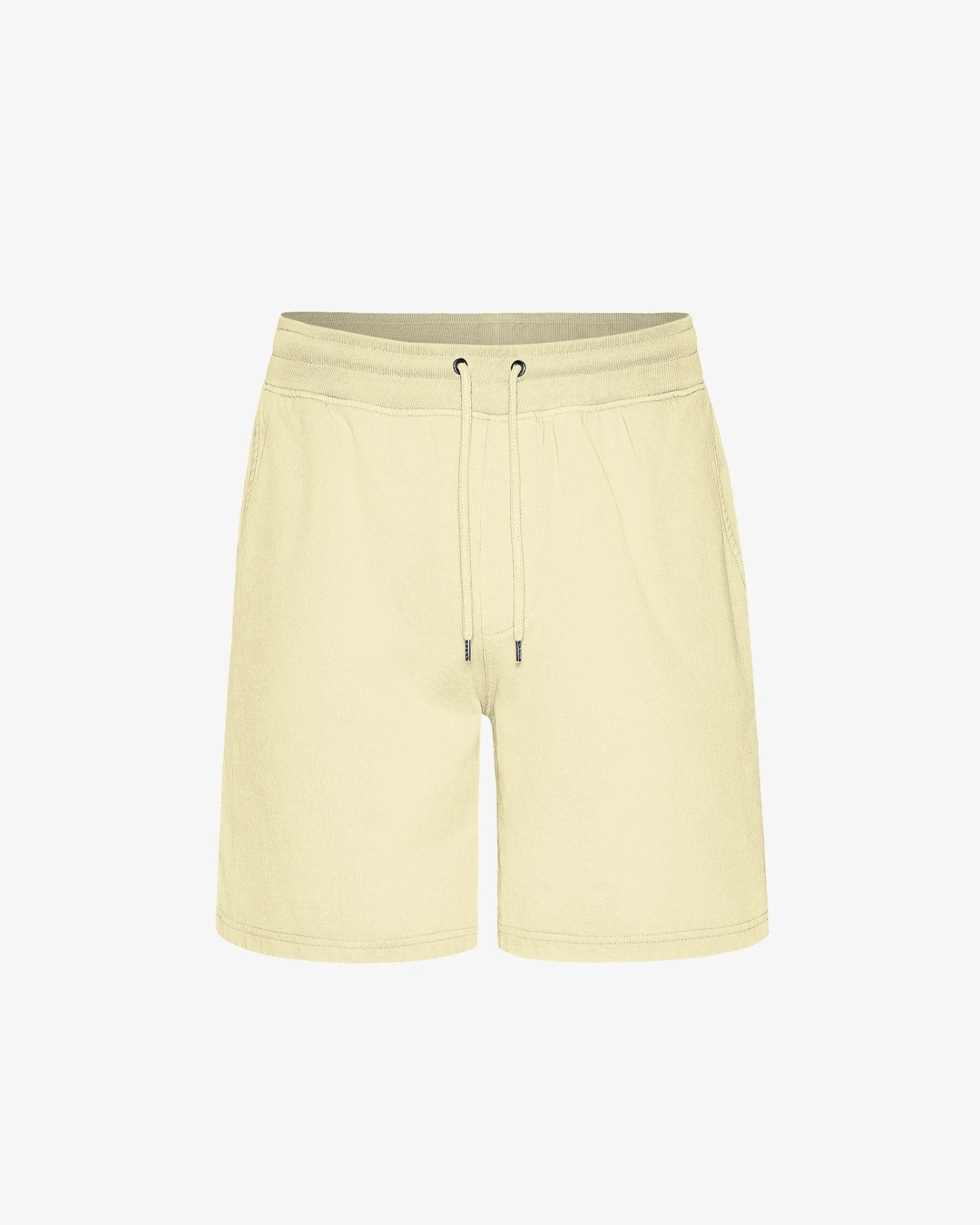 Colorful Standard Classic Organic Sweatshorts - Soft Yellow 1 Colorful Standard Classic Organic Sweatshorts - Soft Yellow