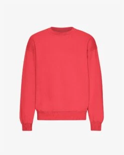 Colorful Standard Organic Oversized Crew - Red Tangerine