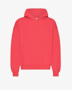 Colorful Standard Organic Oversized Hood - Red Tangerine