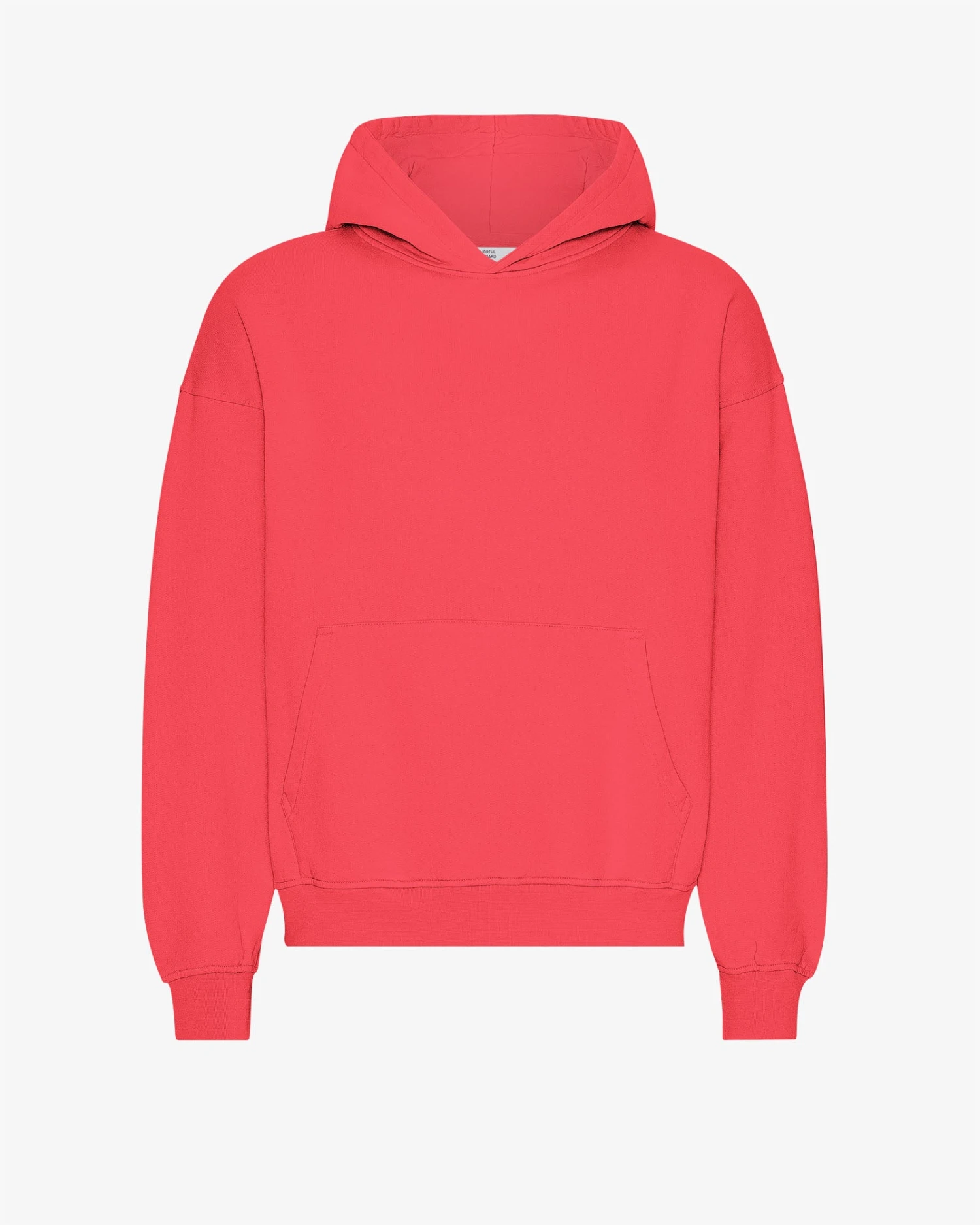 Colorful Standard Organic Oversized Hood - Red Tangerine 1 Colorful Standard Organic Oversized Hood - Red Tangerine