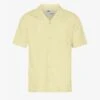 Colorful Standard Linen Short Sleeved Shirt - Soft Yellow