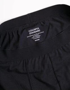 Colorful Standard Classic Organic Boxer Briefs - Deep Black -Colorful Wear Shop Classic Organic Boxer Briefs Underwear CS7001 Deep Black 4