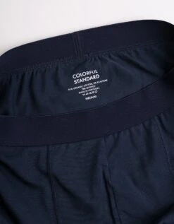 Colorful Standard Classic Organic Boxer Briefs - Navy Blue -Colorful Wear Shop Classic Organic Boxer Briefs Underwear CS7001 Navy Blue 4