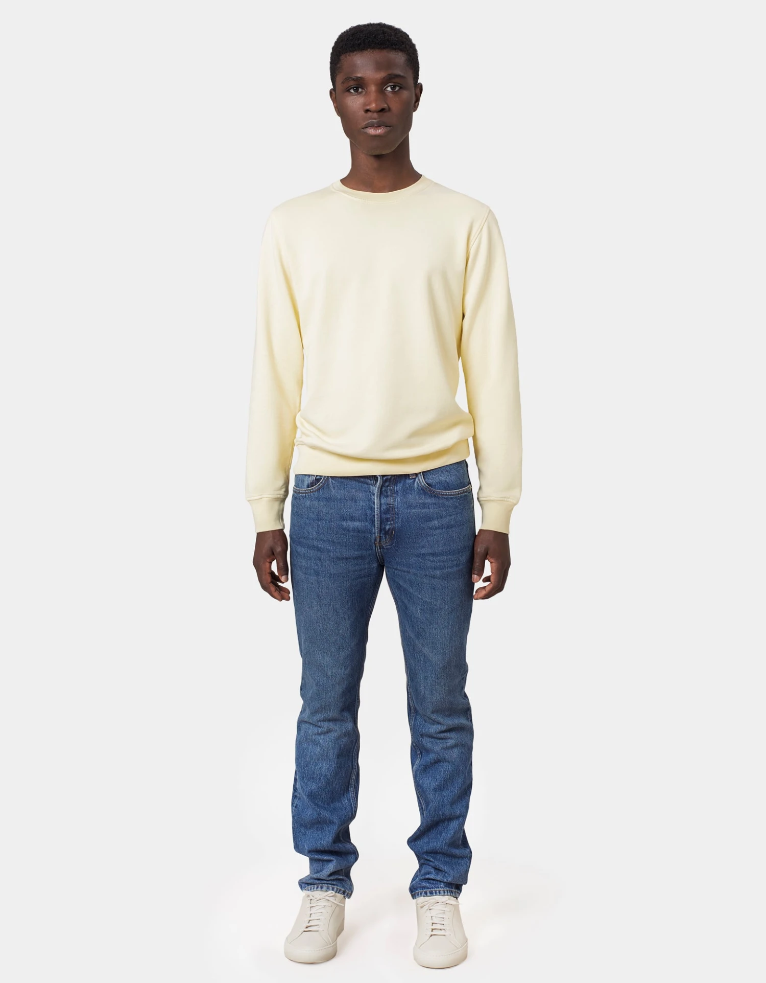 Colorful Standard Classic Organic Crew - Powder Blue 3 Colorful Standard Classic Organic Crew - Powder Blue - Image 3