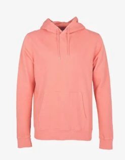 Colorful Standard Classic Organic Hood - Bright Coral