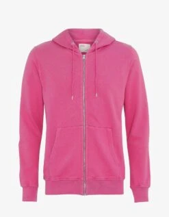 Colorful Standard Classic Organic Zip Hood - Bubblegum Pink