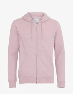 Colorful Standard Classic Organic Zip Hood - Faded Pink
