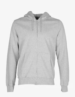 Colorful Standard Classic Organic Zip Hood - Heather Grey