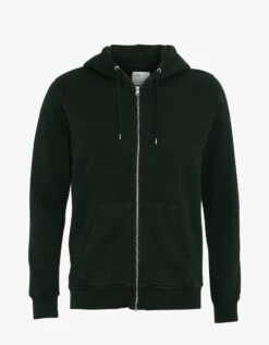 Colorful Standard Classic Organic Zip Hood - Hunter Green