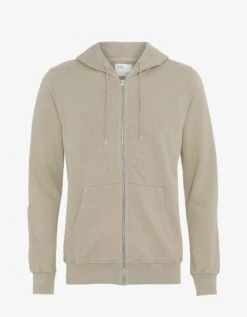 Colorful Standard Classic Organic Zip Hood - Oyster Grey