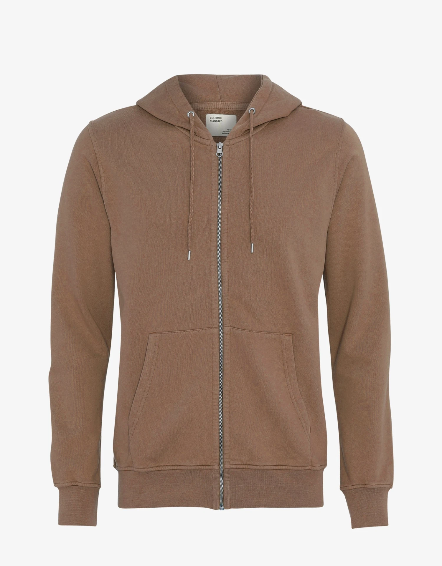 Colorful Standard Classic Organic Zip Hood - Sahara Camel 1 Colorful Standard Classic Organic Zip Hood - Sahara Camel