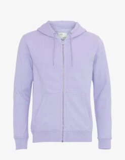 Colorful Standard Classic Organic Zip Hood - Soft Lavender