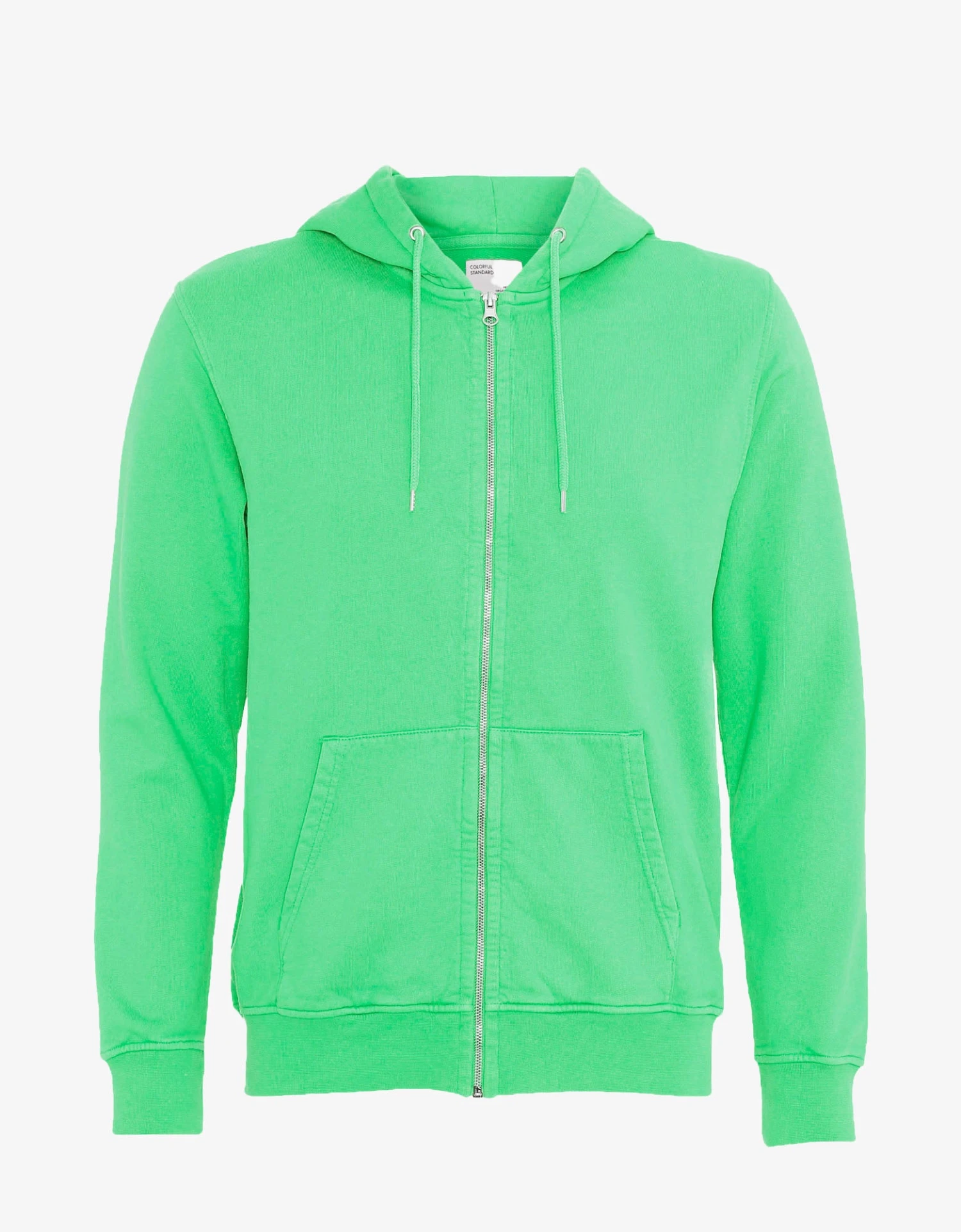 Colorful Standard Classic Organic Zip Hood - Spring Green 1 Colorful Standard Classic Organic Zip Hood - Spring Green