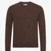 Colorful Standard Light Merino Wool Crew - Coffee Brown