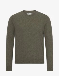 Colorful Standard Light Merino Wool Crew - Dusty Olive