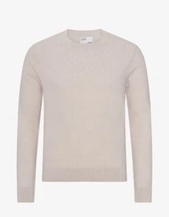 Colorful Standard Light Merino Wool Crew - Ivory White