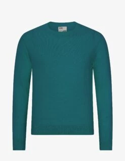 Colorful Standard Light Merino Wool Crew - Ocean Green
