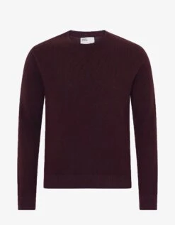 Colorful Standard Light Merino Wool Crew - Oxblood Red