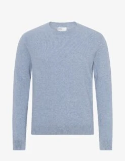 Colorful Standard Light Merino Wool Crew - Polar Blue