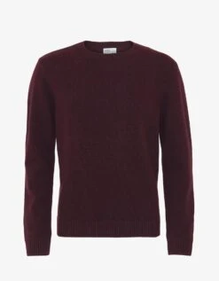 Colorful Standard Classic Merino Wool Crew - Oxblood Red