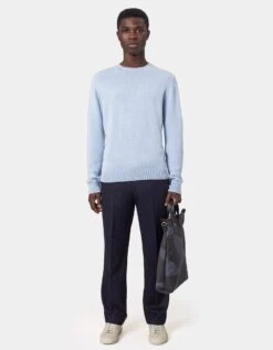 Colorful Standard Classic Merino Wool Crew - Polar Blue -Colorful Wear Shop Merino Wool Crew Merino Crewneck CS5083 Polar Blue 2