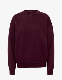 Colorful Standard Organic Oversized Crew - Oxblood Red