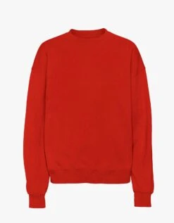 Colorful Standard Organic Oversized Crew - Scarlet Red