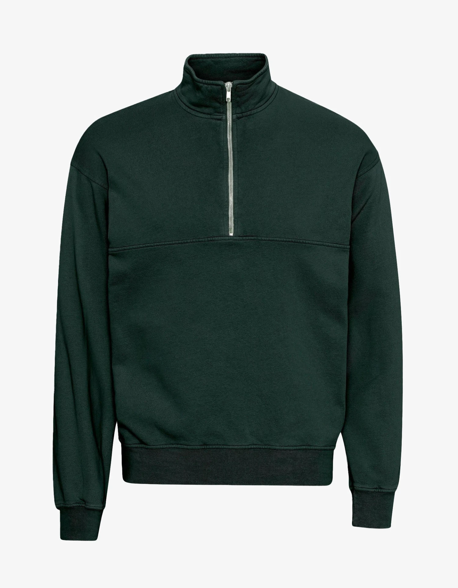 Colorful Standard Organic Quarter Zip - Hunter Green 1 Colorful Standard Organic Quarter Zip - Hunter Green