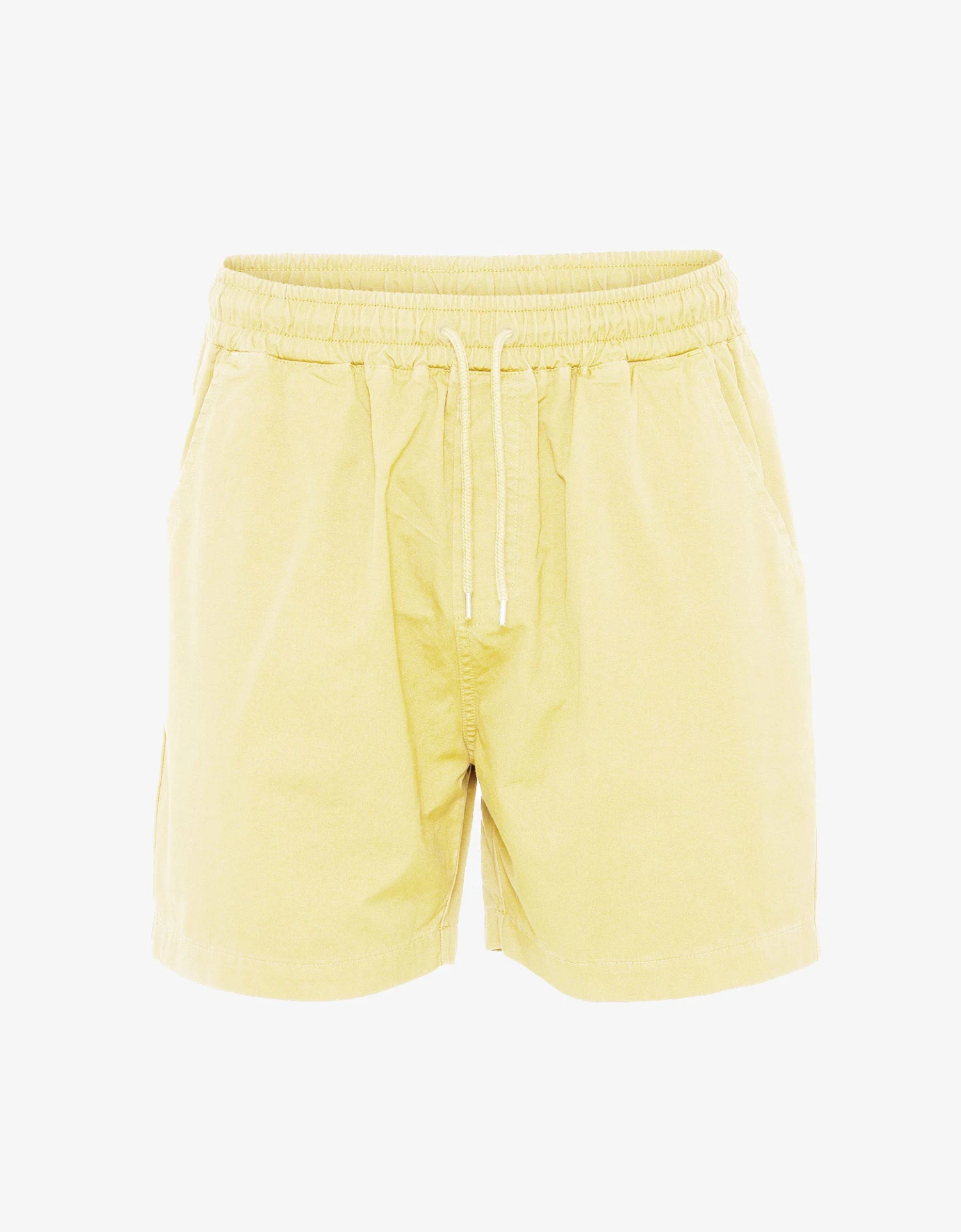 Colorful Standard Organic Twill Shorts - Soft Yellow 1 Colorful Standard Organic Twill Shorts - Soft Yellow