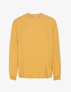 Colorful Standard Oversized Organic LS T-shirt - Burned Yellow