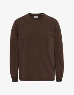 Colorful Standard Oversized Organic LS T-shirt - Coffee Brown