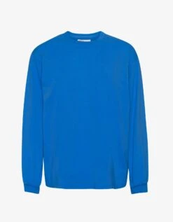Colorful Standard Oversized Organic LS T-shirt - Pacific Blue